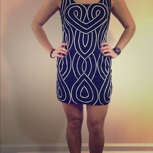 Black and white dress